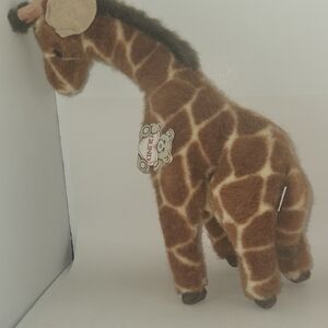 NWT VTG 1980 Gund Giraffe Plush Stuffed Animal Nursery Decor Suede Accents